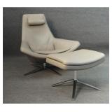 B & B ITALIA METROPOLITAN CHAIR & OTTOMAN
