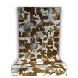 COW HIDE FABRIC BACKED RUG (14