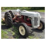1949 VINTAGE FORD FARM TRACTOR W/ BRUSH HOG