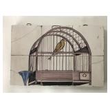 6 - 18THC. DELFT TILES MOUNTED AS A WALL PLAQUE