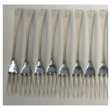 8 ENGLISH STERLING LUNCHEON FORKS