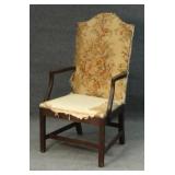 AMERICAN HEPPLEWHITE LOLLING CHAIR