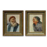 PR OF OIL / CANVAS PORTRAITS SGND ROSSI