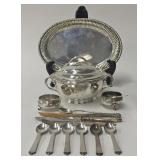 CONTINENTAL SILVER INC. 10 PCS. GEORG JENSEN, COV.