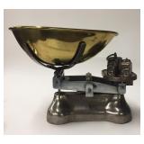 BRASS & IRON CANDY STORE BALANCE SCALE