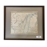 1833 MAP OF LAKE MICHIGAN & NORTH WEST TERRITORY