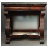 NY CLASSICAL EGYPTIAN MARBLE TOP PIER TABLE