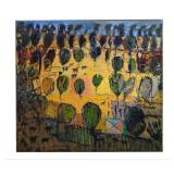 "OPEN SPACE 2003" BY LIBRADO ROMERO, ACRYLIC ON