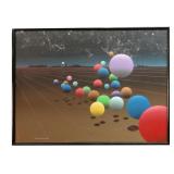 ACRYLIC ON CANVAS BY STAN SOLOMON, 1987