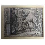 MAARTEN VAN HEEMSKERCK  1563 ENGRAVING