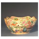 ROSE FAMILLE CUT CORNER BOWL 9 1/2"
