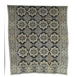 C. 1840 WINTER / SUMMER OVERSHOT COVERLET