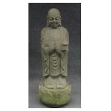 GREEN NORTHERN  CHINESE LIMESTONE BUDDHA
