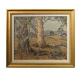 O/PANEL "OAK TREES" SGND ANTON ???