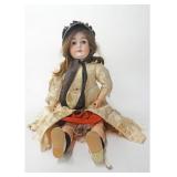 GERMAN BISQUE HEAD DOLL #164  (32" LONG)