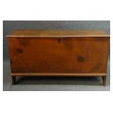 REFINSIHED 18THC. HUDSON VALLEY BLANKET BOX