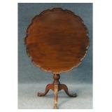 CENTENNIAL TILT TOP TEA TABLE W/ PIE CRUST EDGE