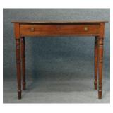 ONE DRAWER BOW FRONT STAND