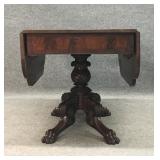 C. 1920 NYC CLASSICALLY CARVED BREAKFAST TABLE