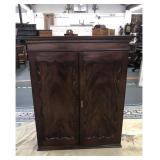MAHOGANY CHIPPENDALE SECRETARY TOP