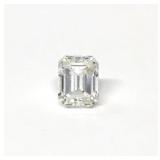 2.10 EMERALD CUT DIAMOND W/ GIA REPORT
