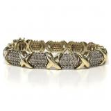 HUGS & KISSES DIAMOND BRACELET APPROX. 5 CTW