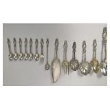 14 FRANK WHITING LILY PATTERN #2 SERVING PCS.