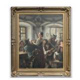 EMIL RAU "INSIDE THE BAVARIAN TAVERN" SOTHEBY