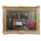 JAN VANKESSEL "ELABORATE DUTCH INTERIOR"