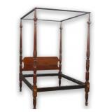 CARVED POST TESTER BED ATTRIB. TO DUNCAN PHYFE