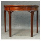 NYC 1790 -1810 CHIPPENDALE MAHOGANY CARD TABLE
