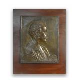 RECCHIA, RICHARD, H.(1885 -1983) BRONZE BAS RELIEF