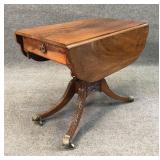 DUNCAN PHYFE  CLASSICALLY CARVED BREAKFAST TABLE