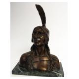 GIUSEPPE MORETTI, NATIVE AMERICAN BUST