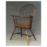 SACK BACK WINDSOR ARM CHAIR SGND F.E. HILL
