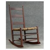 SHAKER # 3 ROCKER IN RED PAINT