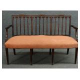 CENTENNIAL TRIPLE CHAIR BACK SETTEE, HEPPLEWHITE