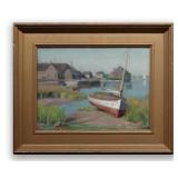 O/C SGND CARL HIRSCHBERG "N.E. COASTAL SCENE"