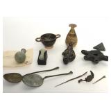 GROUP OF EARLY ITALIAN & GREEK ARTIFACTS, ROMAN