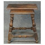 ENGLISH 18TH C. TURNED JOINT STOOL