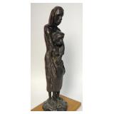 DORIS CAESAR (1892 - 1971) 16 3/4" BRONZE