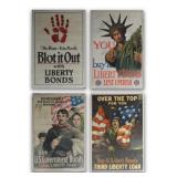 4 WWI LIBERTY POSTERS