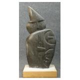AFRICAN STONE SCULPTURE (28" TALL)