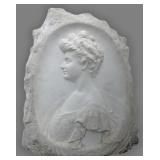 MOSES EZEKIEL, ROME, 1906, MARBLE BAS RELIEF