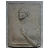 ANNA COLEMAN LADD (1878 - 1939) BRONZE BAS RELIEF