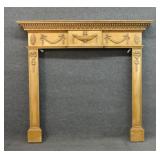 ADAMS STYLE FIREPLACE MANTLE (49 1/2" X 55" )