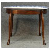 23" BLUE WILLOW TRANSFER DECORATED PLATTER