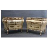 PR OF ITALIAN BOMBAY COMMODES