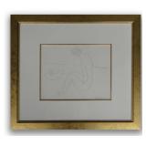 PABLO PICASSO LITHOGRAPH, PENCIL SIGNED