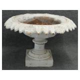 CAST IRON GARDEN URN 16" TALL X 24" WIDE